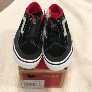 Vans size 3 new never worn laced from factory